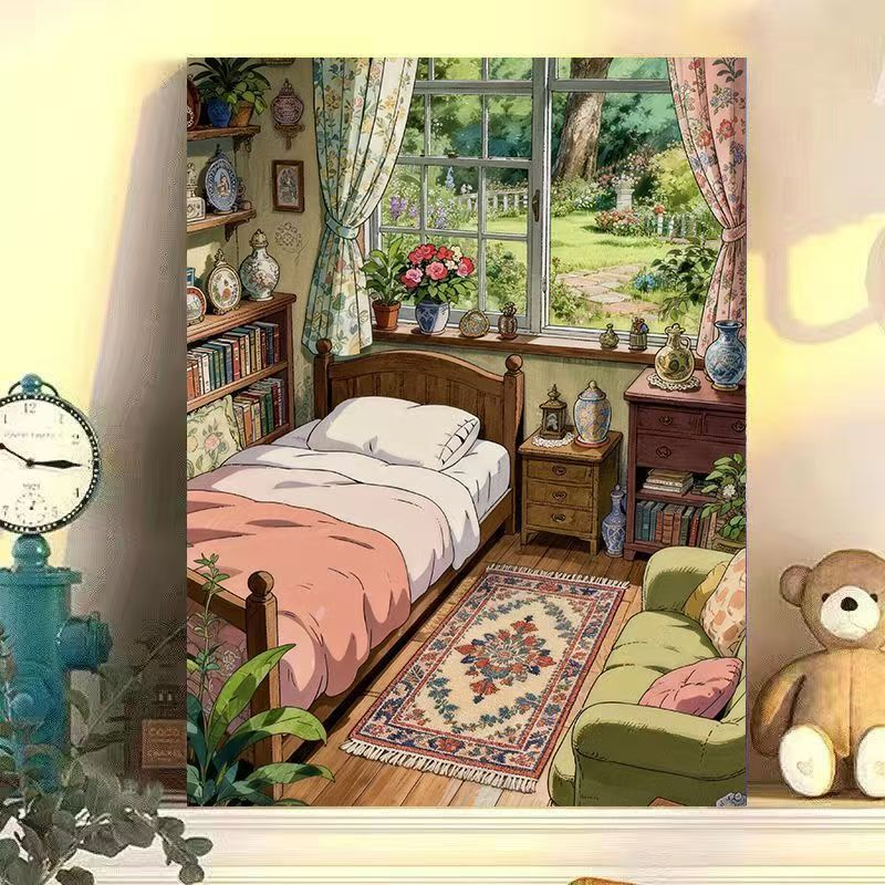 Cozy Bedroom Garden View Moder - Garden Camera review and price