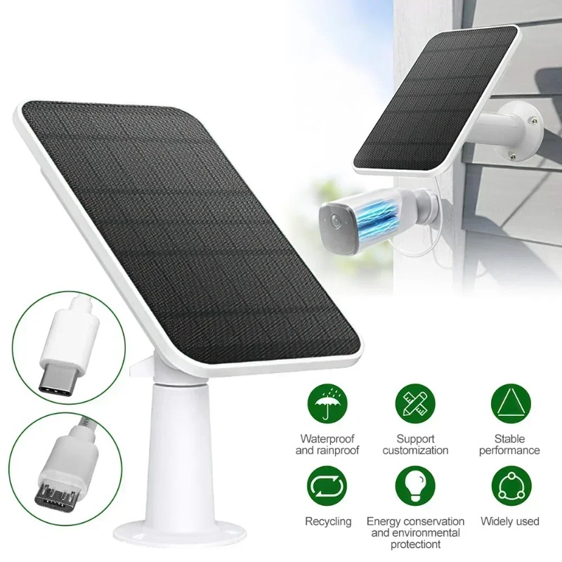 9.8ft Extension Cord Solar Cha - Garden Camera review and price