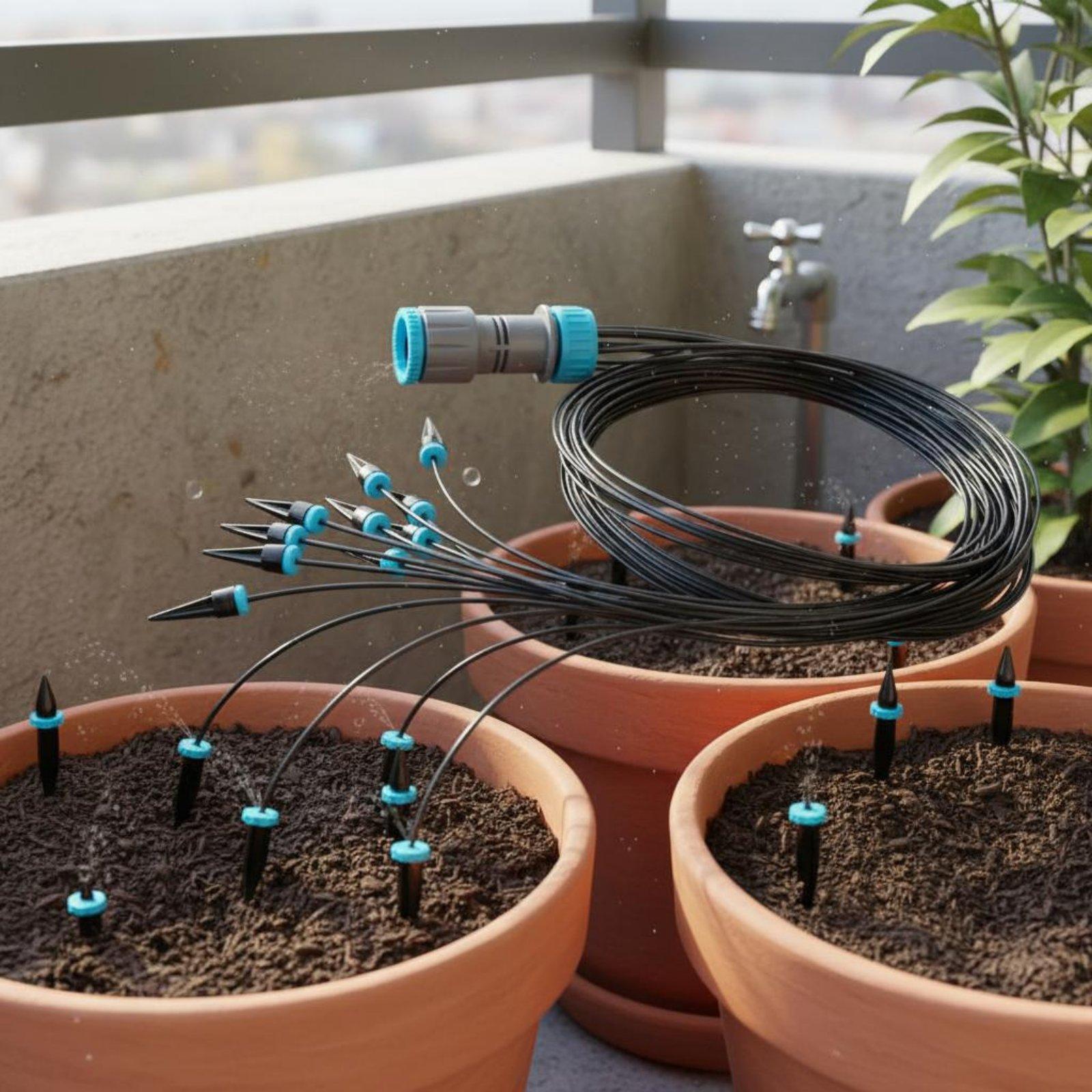 10-Head Drip Irrigation Kit Ad - Automatic Watering review and price