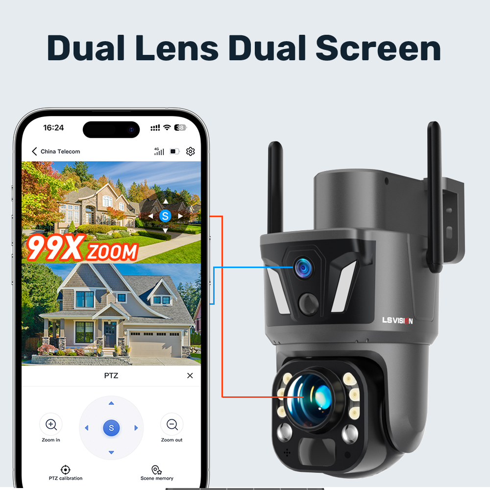 LS VISION 4K 8MP Outdoor Home  - Garden Camera review and price