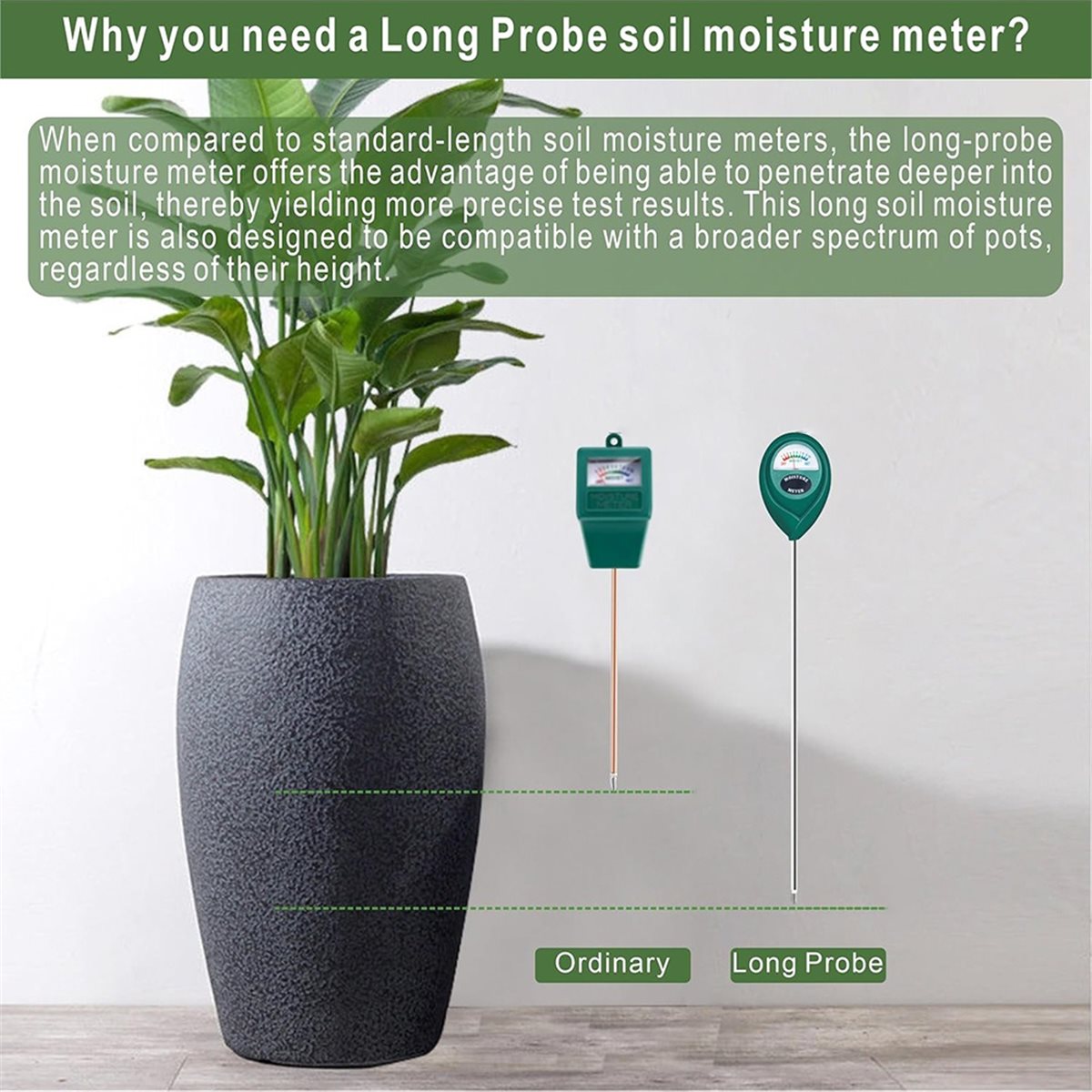 LNHF Long Probe Deep Use Soil  - Plant Sensor review and price
