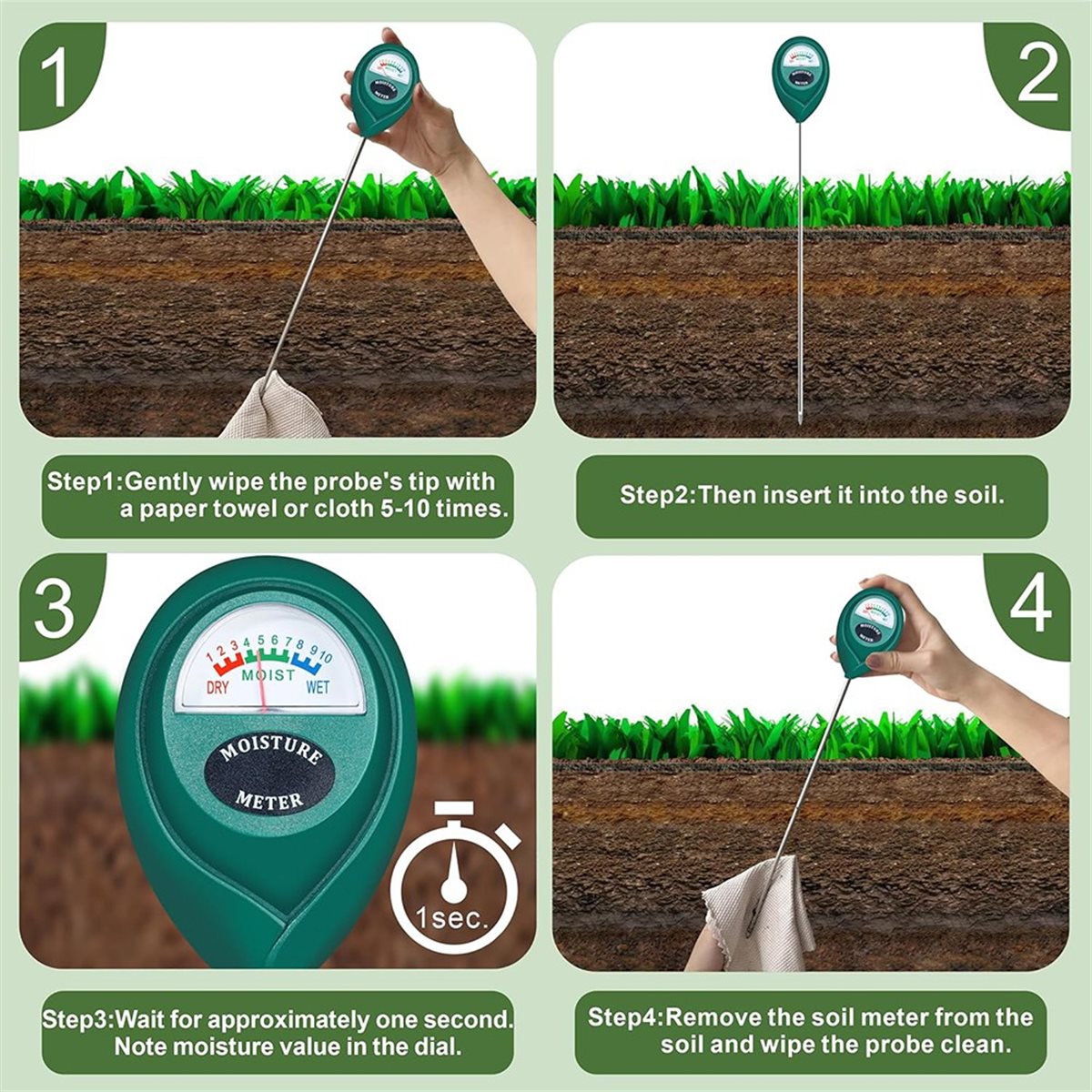 LNHF Long Probe Deep Use Soil  - Plant Sensor review and price