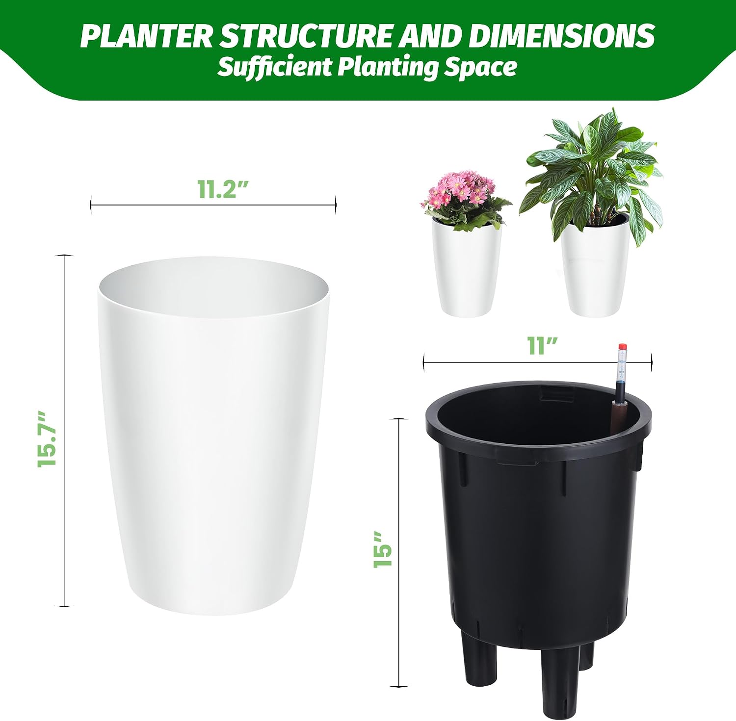 Tacleekii 16 in Tall Planters  - Indoor Garden Kit review and price