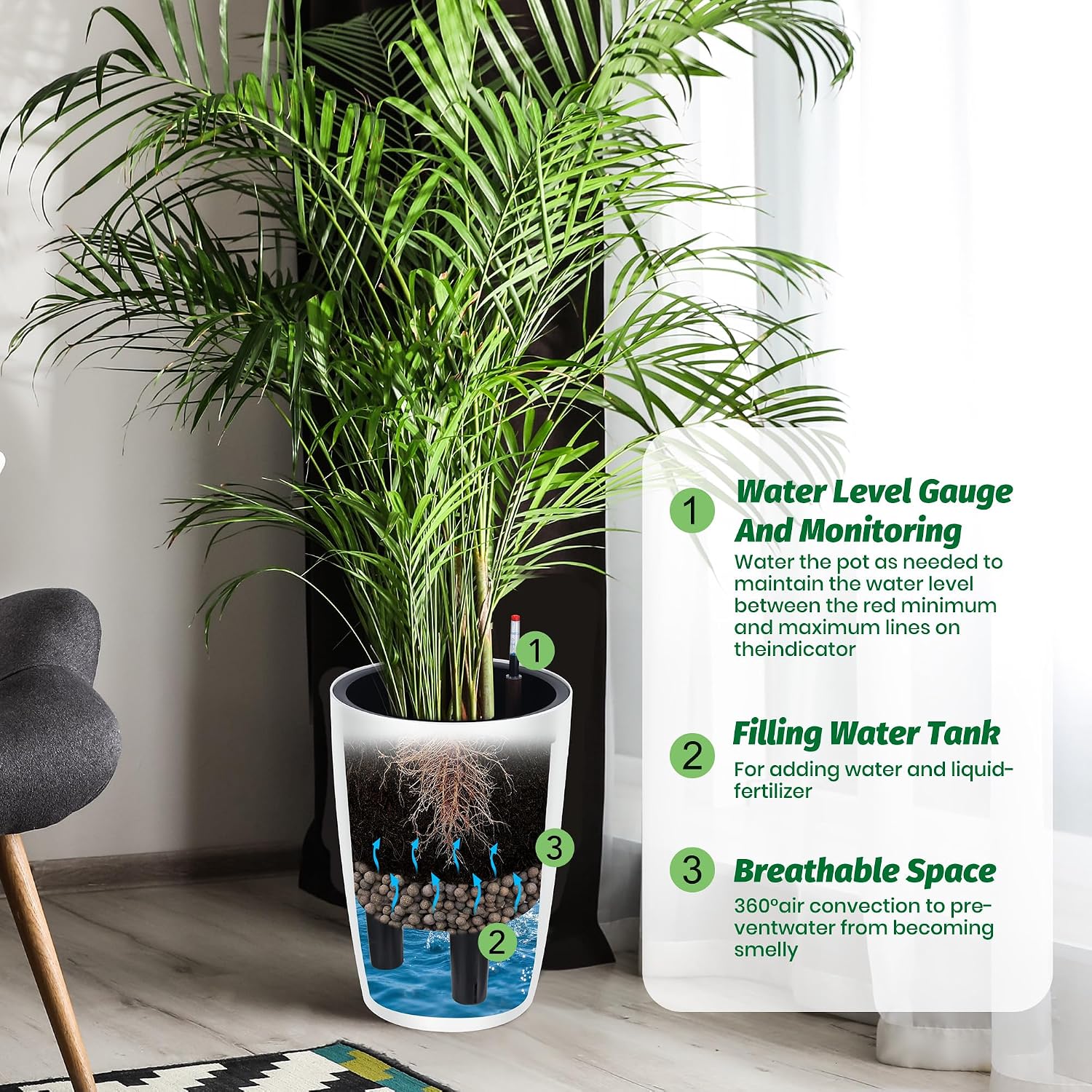 Tacleekii 16 in Tall Planters  - Indoor Garden Kit review and price