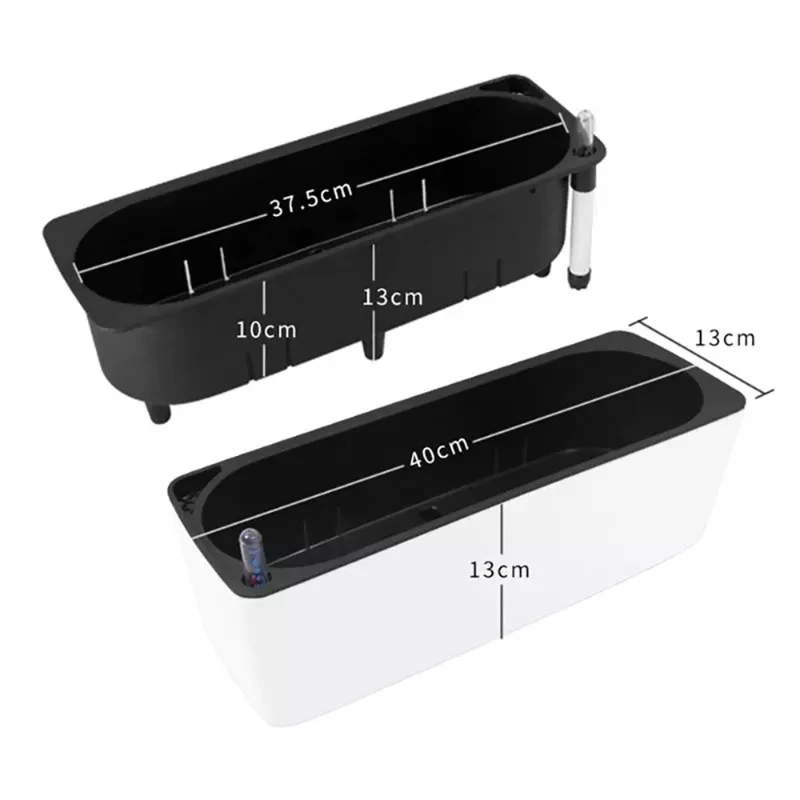 Rectangula Lazy Flower Pot Pot - Hydroponic Grow Pod review and price