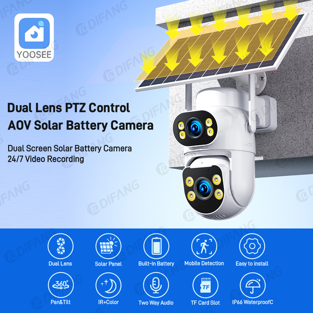 Yoosee 8MP Solar AOV 4G SIM Se - Garden Camera review and price