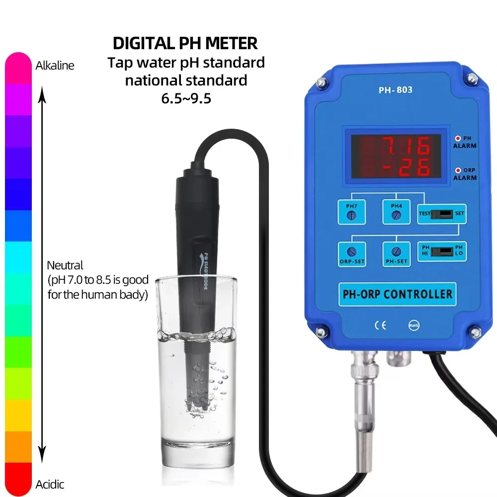 PH-803 Digital 2&1 PH ORP Redo - Plant Monitor review and price