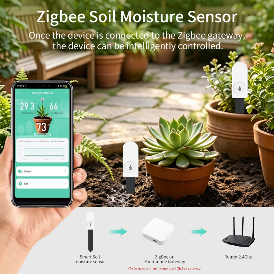 Smart Zigbee 3.0 Soil Tester H - Plant Monitor review and price