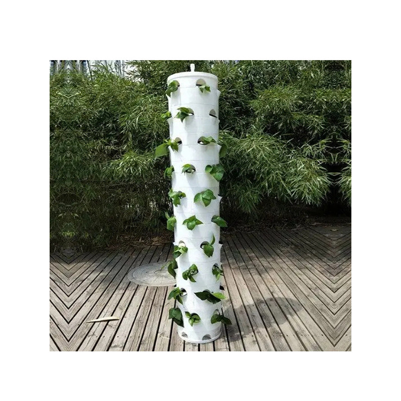 Rotating hydroponic tower, soi - Hydroponic Tower review and price