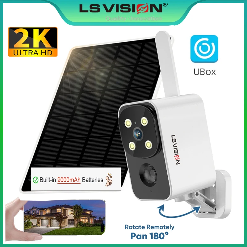 LS VISION Outdoor Solar Camera - Garden Camera review and price
