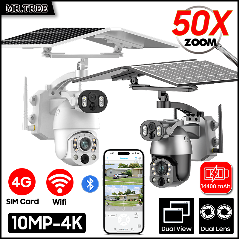 4K 50X Optical Zoom Dual Lens  - Garden Camera review and price