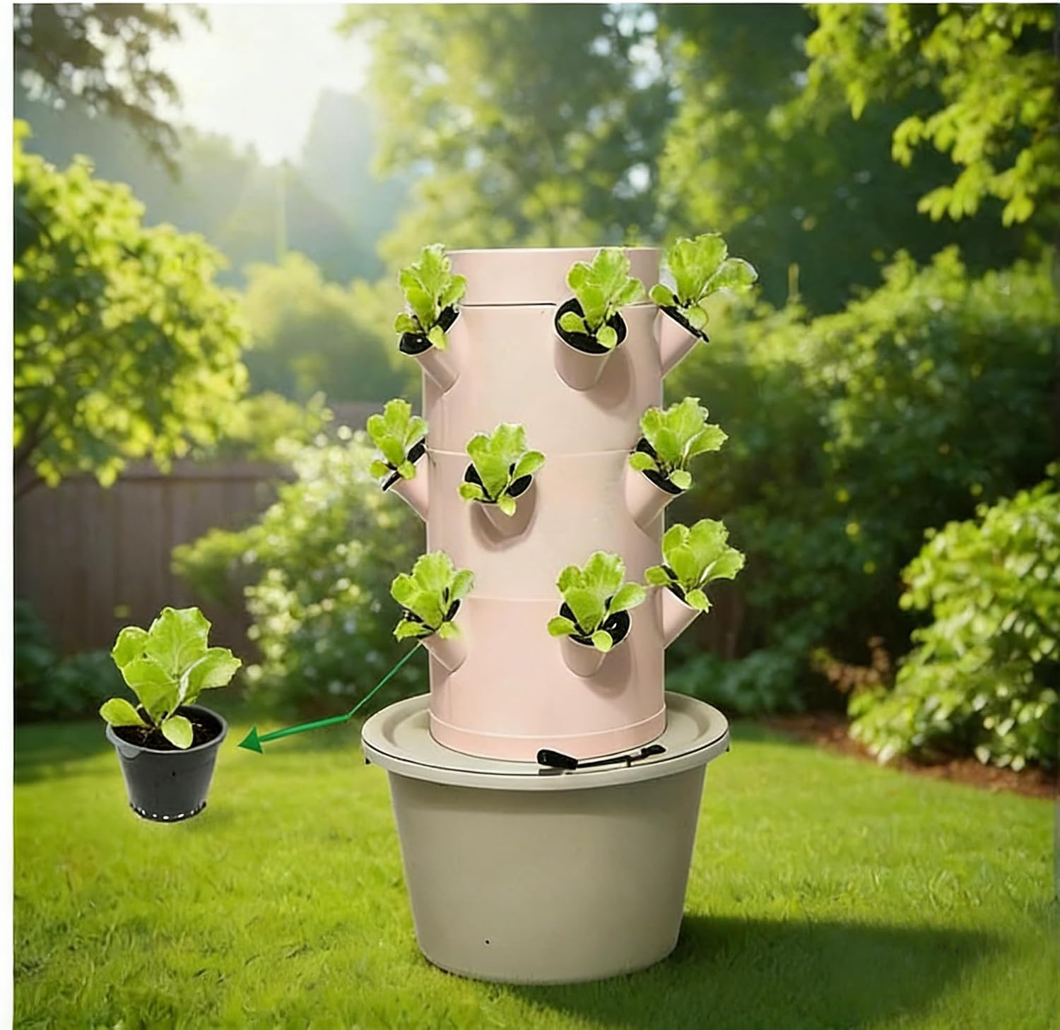 Vertical Hydroponic Growing Sy - Indoor Garden Kit review and price