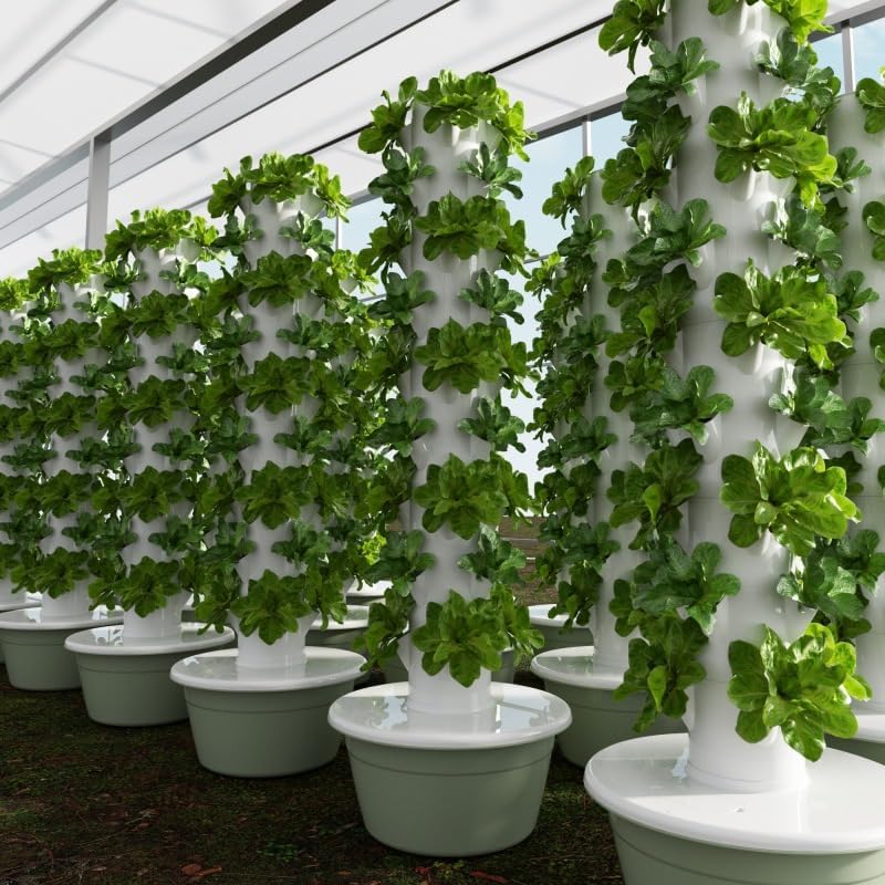 Vertical Hydroponic Grow Tower - Hydroponic Tower review and price